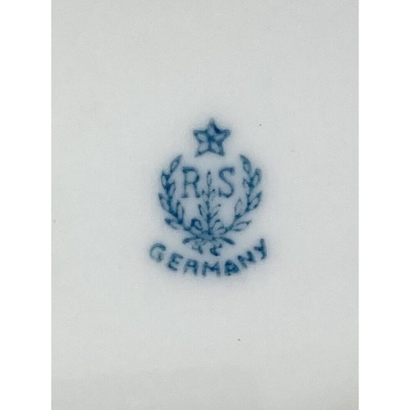 Set of 2 RS Prussia & Germany Trinket Round 4.5” & Oblong 10.5” Bowls VTG Floral - Picture 10 of 10